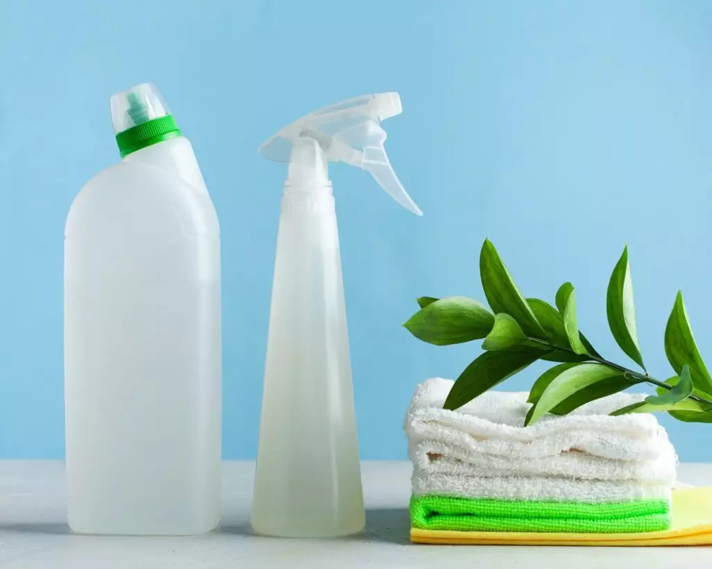 Cleaning products for cleaning, disinfection of the house. The concept of cleaner,